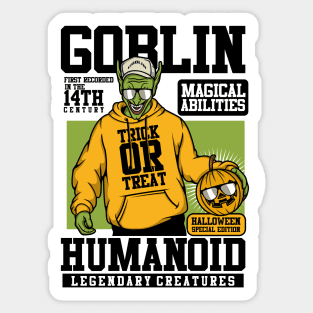 Goblin Humanoid Basketball Sticker